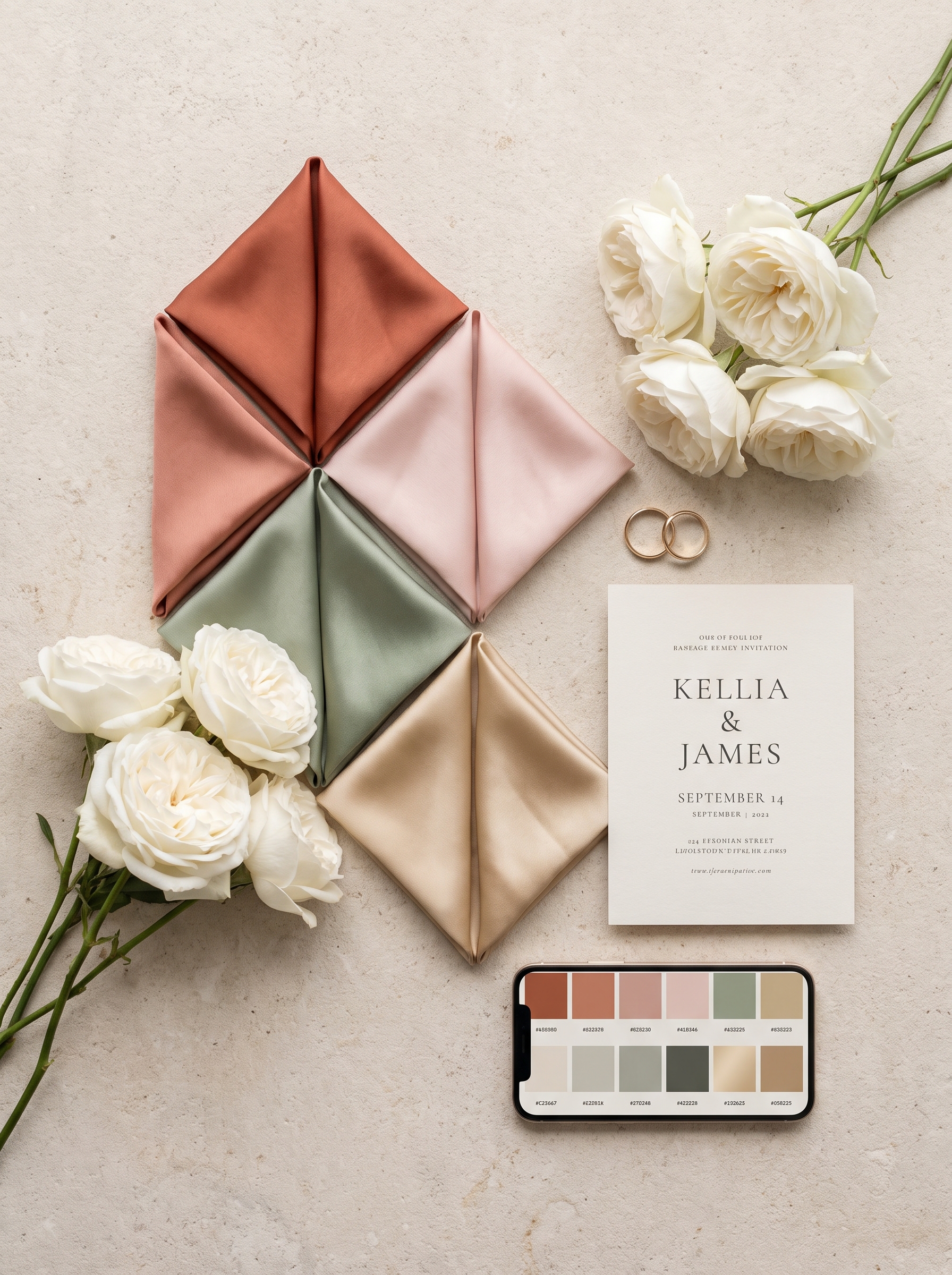 Design your wedding's visual identity.